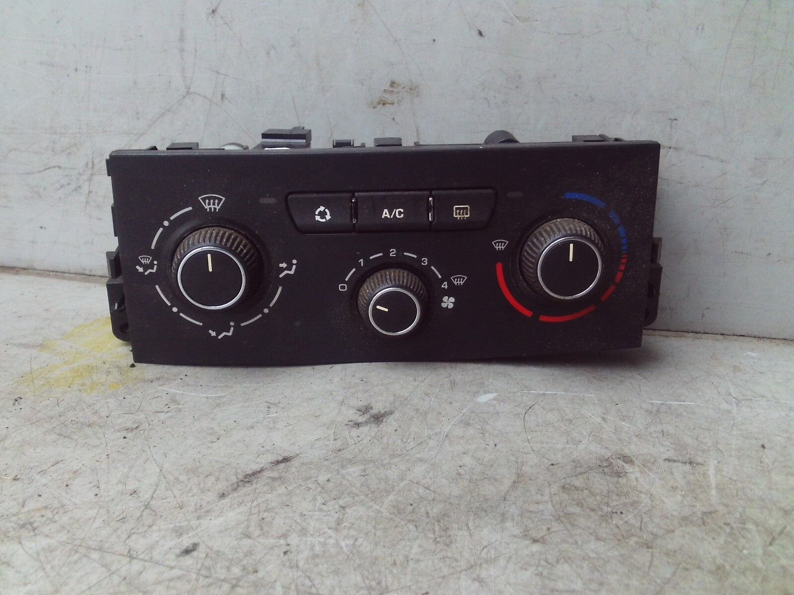 2010 PEUGOET 207 AC HEATING CONTROL SWITCH PANEL N107405N