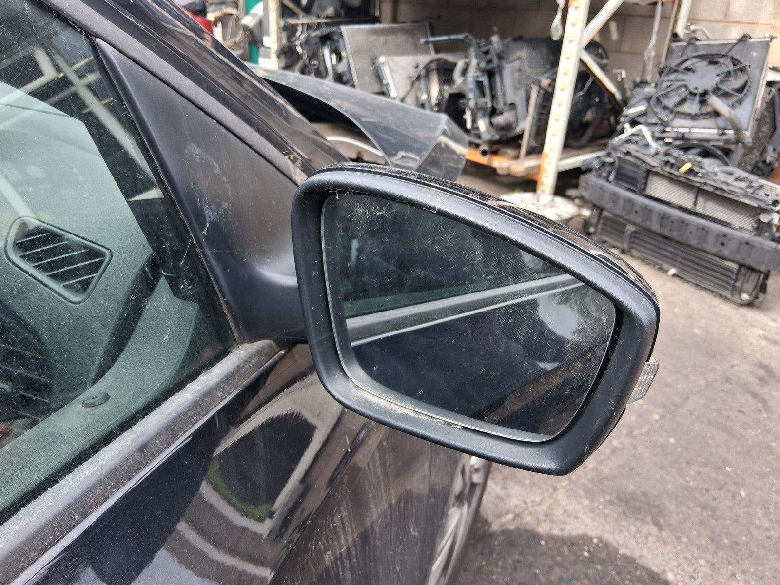 2020 SKODA FABIA MK3 NJ HATCHBACK OSF DRIVER SIDE FRONT RIGHT WING MIRROR BLACK