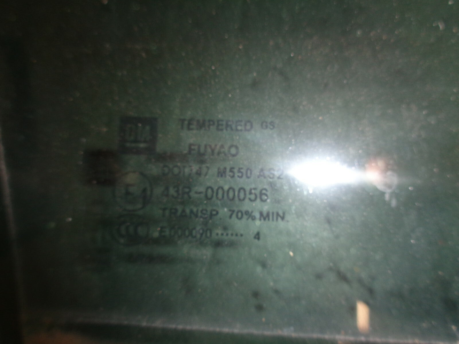 VAUXHALL INSIGNIA OSF DRIVER SIDE FRONT RIGHT DOOR WINDOW GLASS E1 43R00056