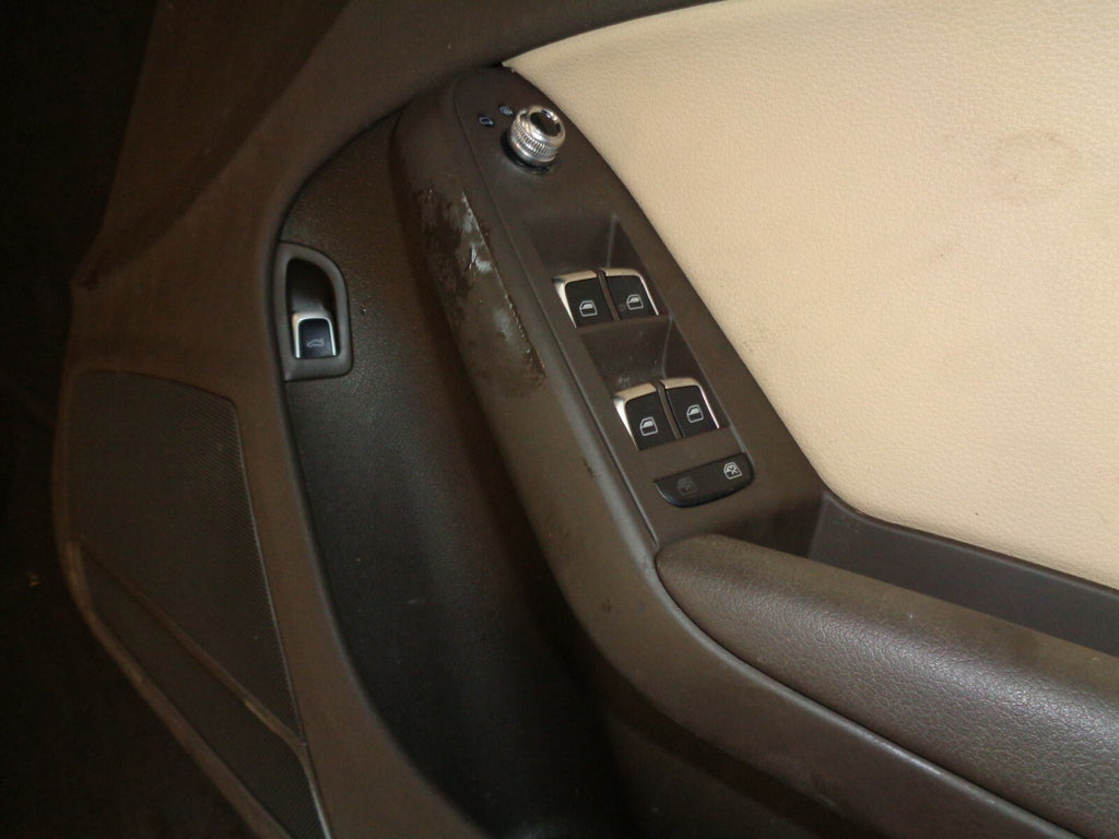 AUDI A4 B8 2014  OSF DRIVER SIDE FRONT COMPLETE DOORCARD BROWN CREAM 8K2867106