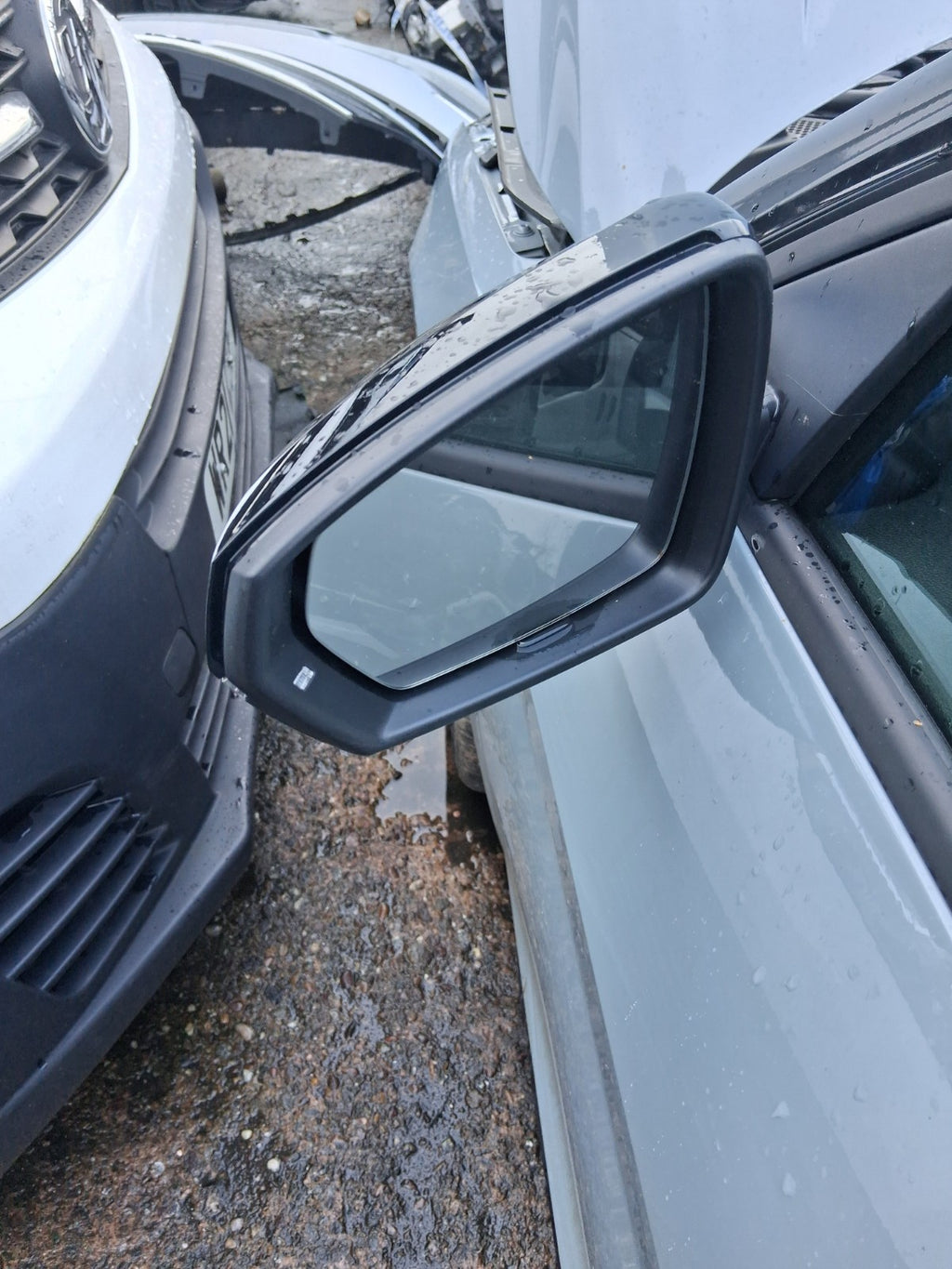 2025 AUDI A1 S LINE MK2 GB NSF PASSENGER SIDE LEFT ELECTRIC WING MIRROR BLACK