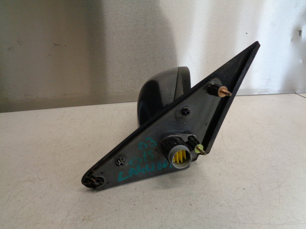 RENAULT LAGUNA 2003 MK2 OS DRIVER SIDE ELECTRIC DOOR WING MIRROR GREEN BLUE