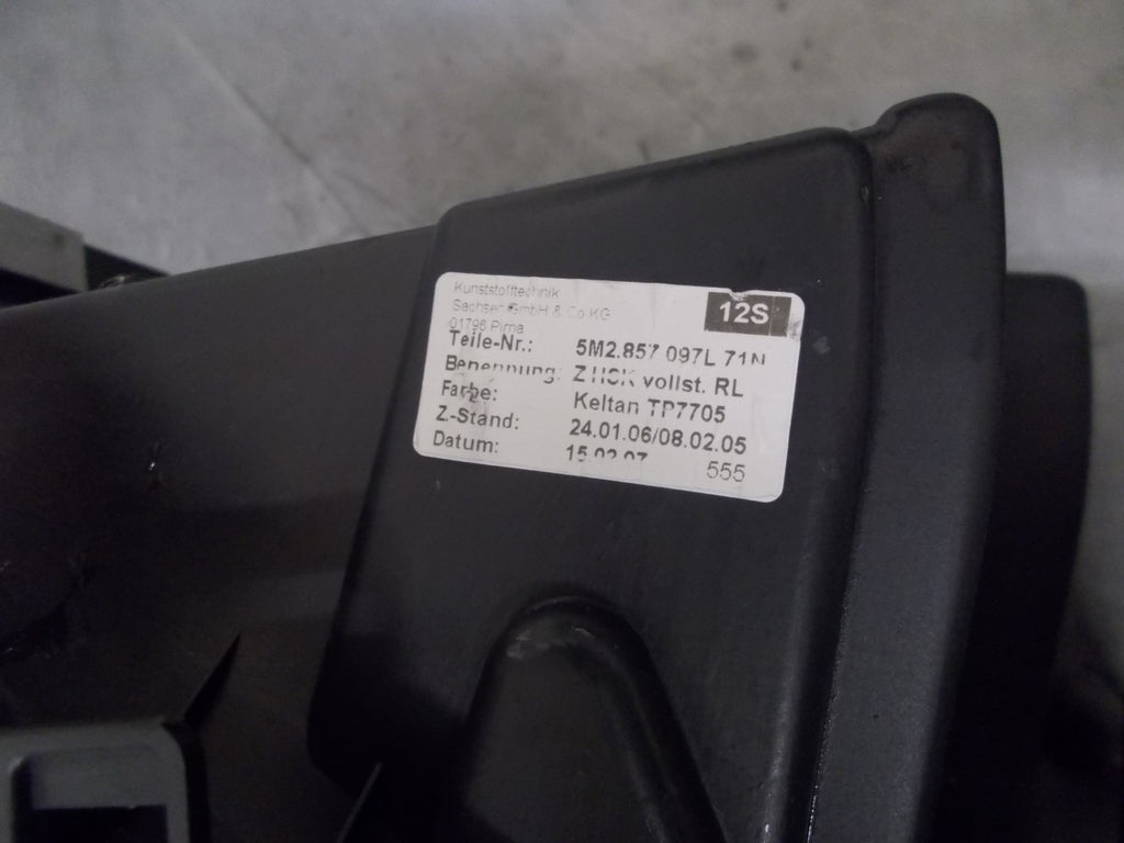 VW VOLKSWAGEN GOLF PLUS 2005 MK5 GREY GLOVE BOX 5M2857097L