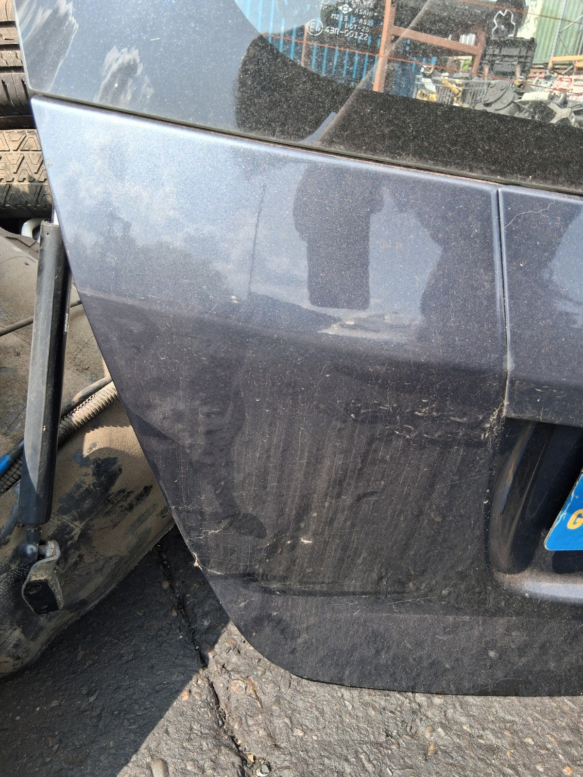 2007 HONDA JAZZ MK2 REAR BOOTLID TAILGATE BLUE