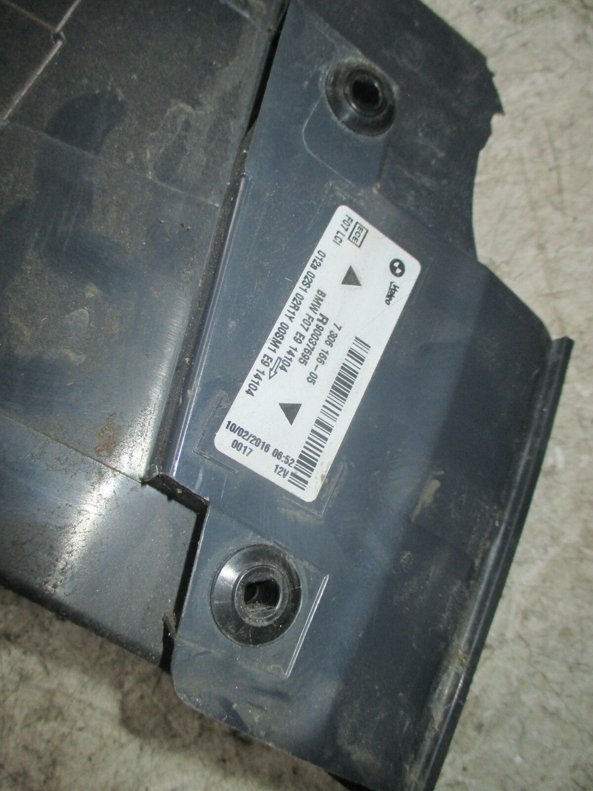 BMW 5 SERIES GT F07 2016 OSR DRIVER SIDE REAR TAIL KIGHT DAMAGED 7306166