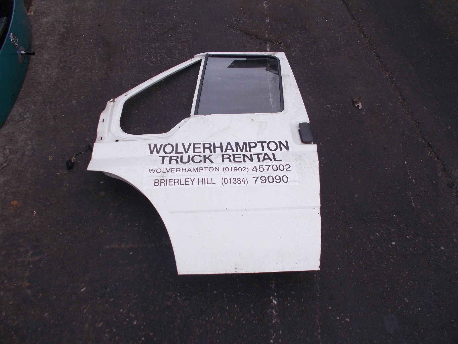 FORD TRANSIT 2003 NSF PASSENGER SIDE FRONT DOOR WHITE