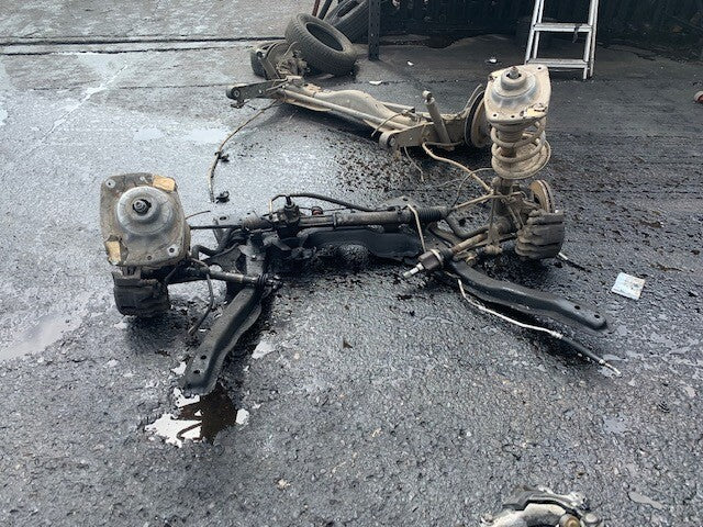 PEUGEOT EXPERT MK2 1.6 HDI FRONT CRADLE SUSPENSION LEGS STEERING RACK COMPLETE