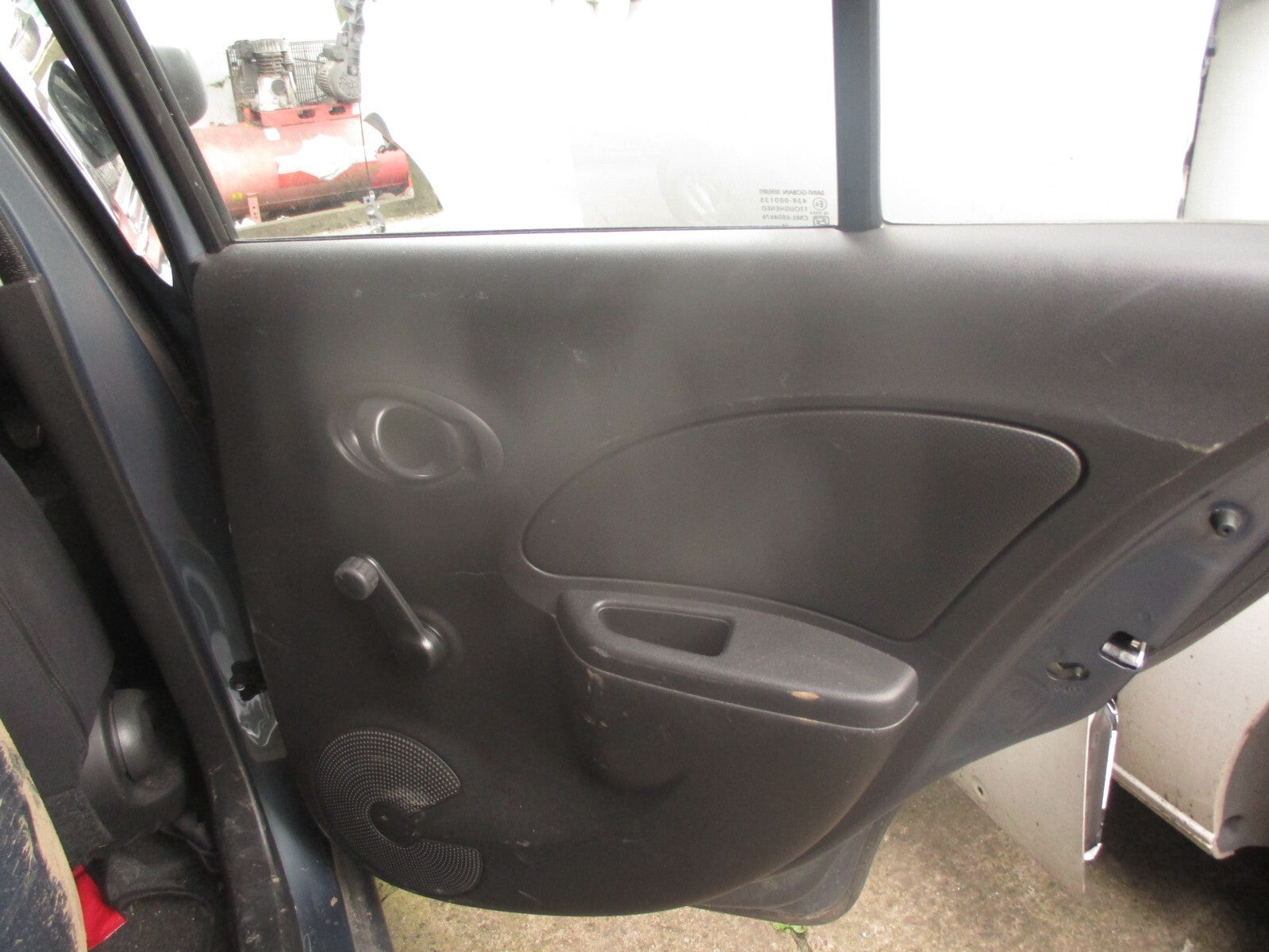 2016 NISSAN MICRA K13 MK4 5 DOOR OSR DRIVER REAR RIGHT MANUAL WINDOW REGULATOR