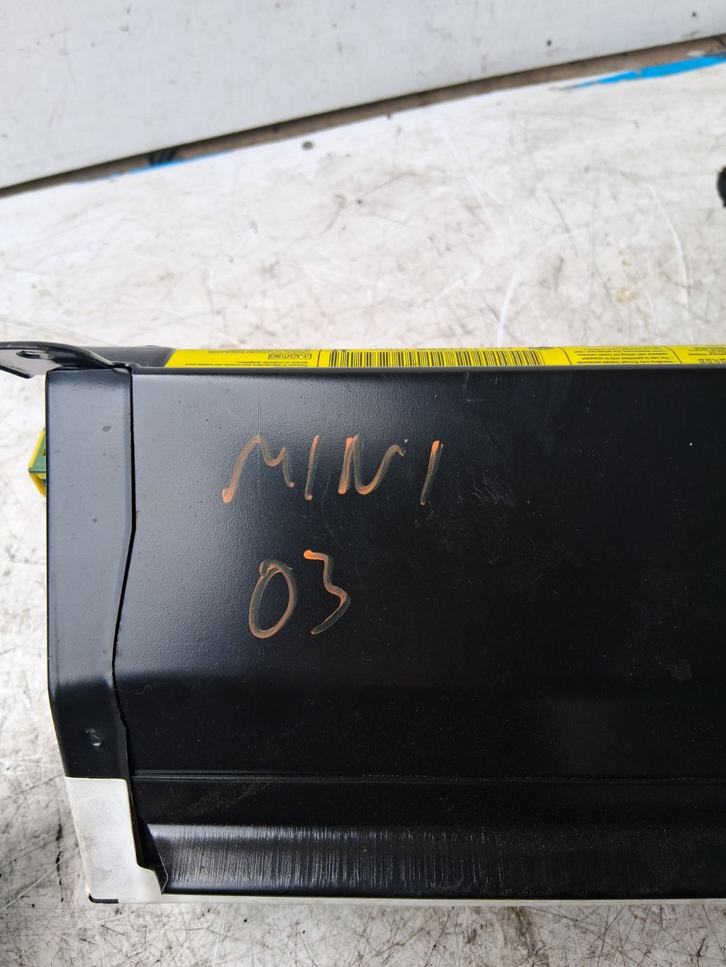 2003 MINI DASHBOARD SAFETY BAG 7056934