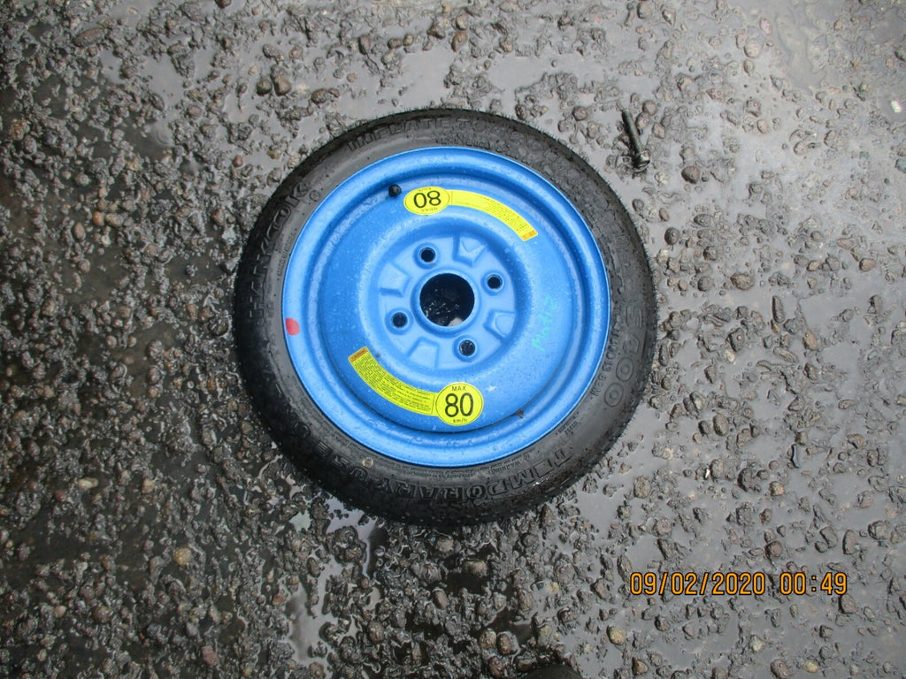 DAEWOO MATIZ 2004 SPACE SAVER WHEEL & TYRE 4 STUD 105 80 D13