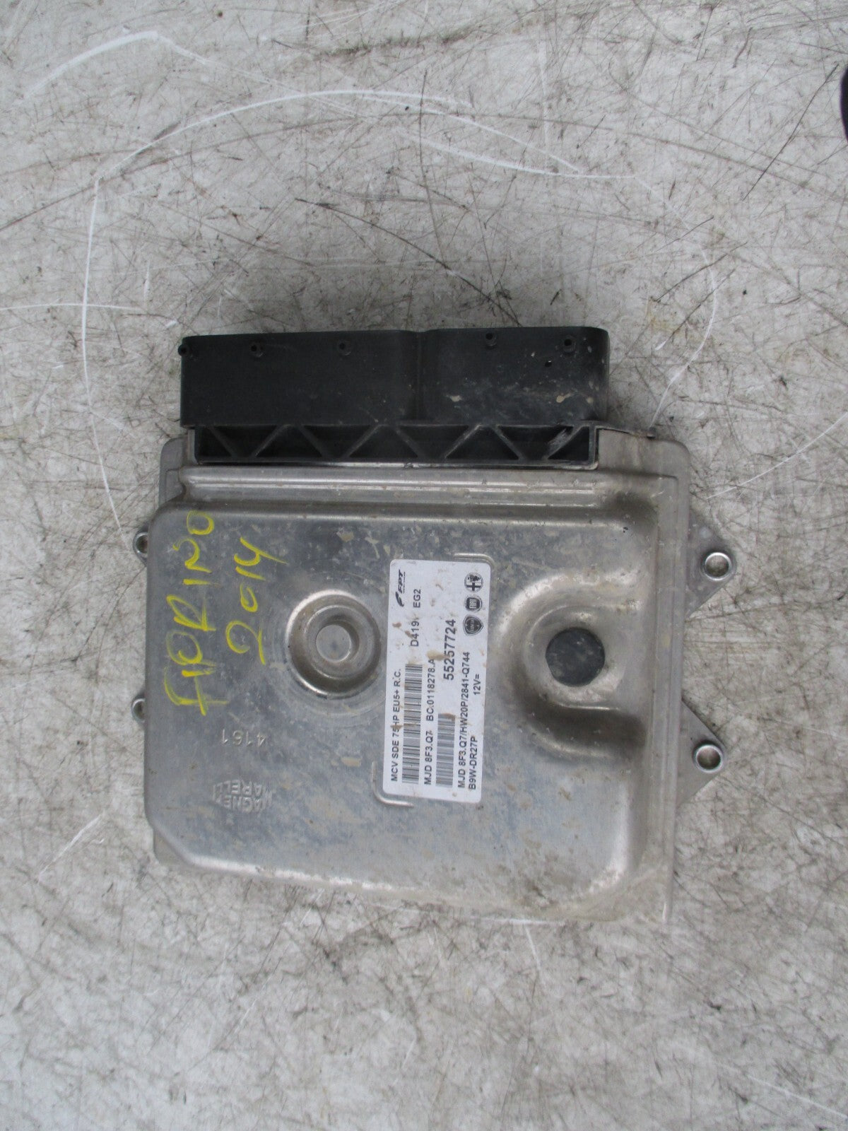 2014 FIAT FIORINO 1.3 DIESEL ECU CONTROL MODULE UNIT 55257724