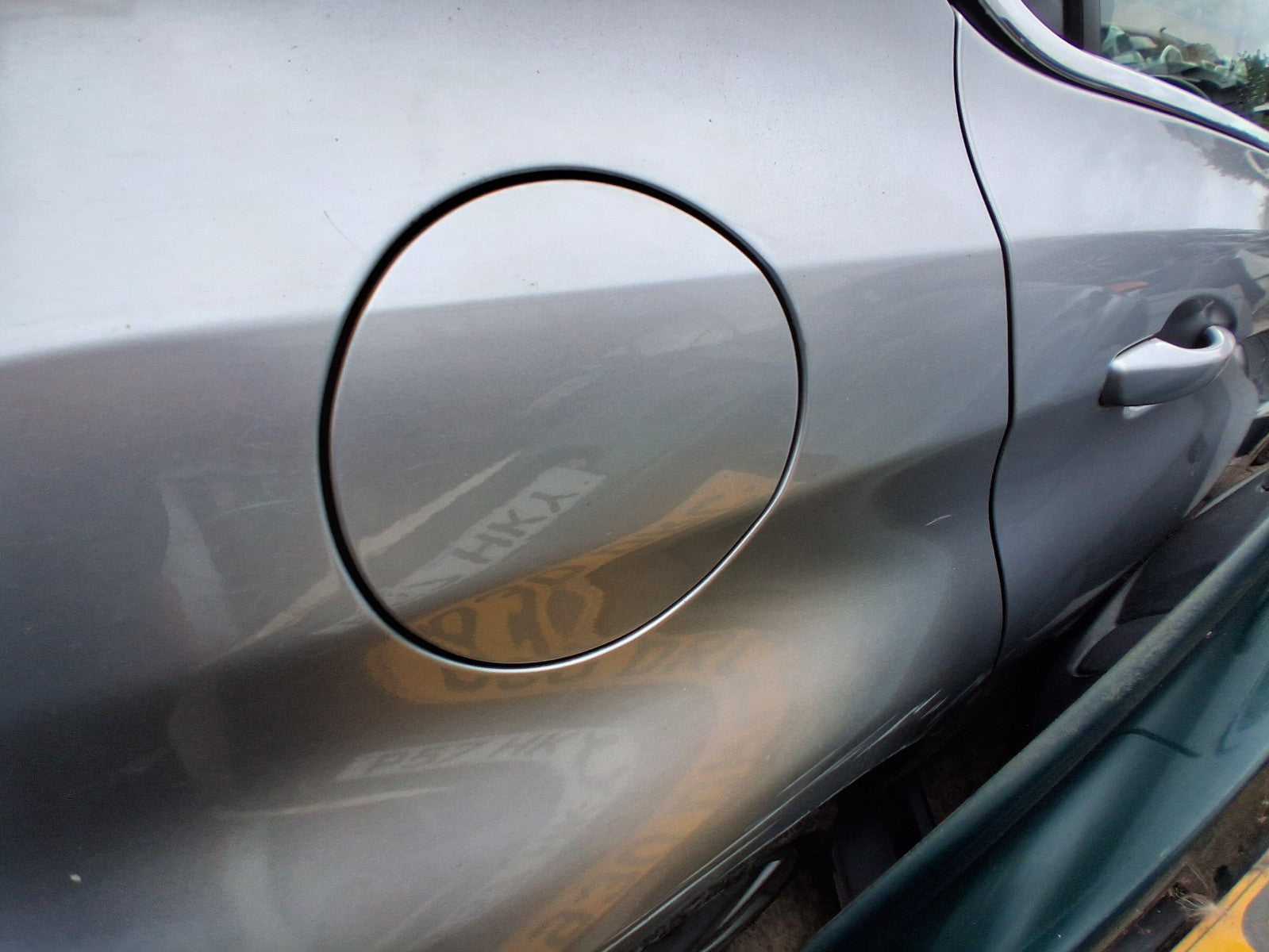 2014 PEUGEOT 308 MK2 FUEL FILLER FLAP GRIS ALUMINIUM EZR