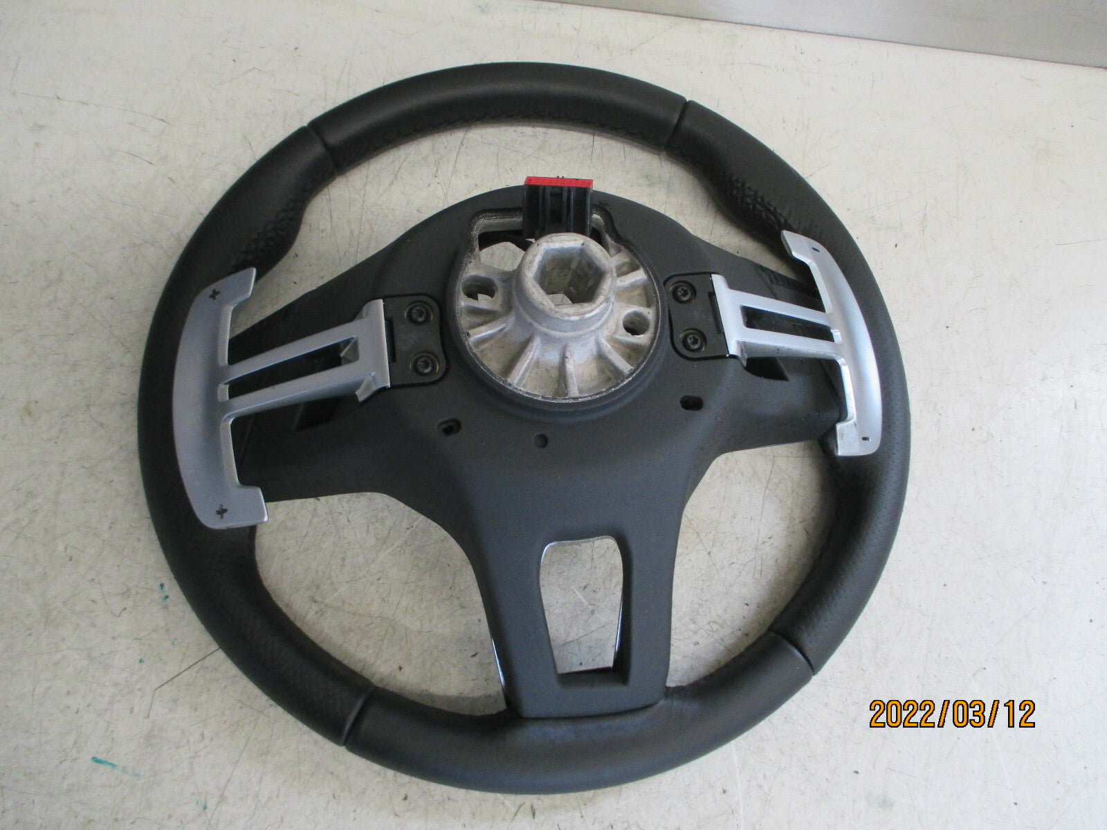2019 JAGUAR XE R LINE MULTIFUNCTION LEATHER STEERING WHEEL lx733f563fb8pvj