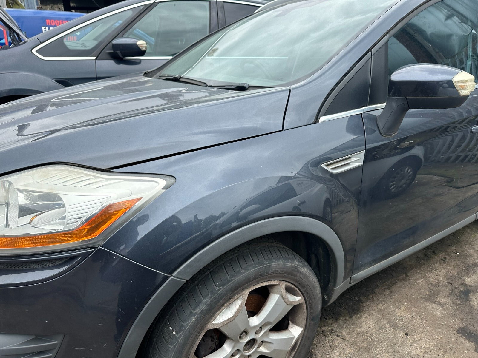 2009 FORD KUGA MK1 NSF PASSENGER SIDE FRONT WING PANEL SEA GREY H8
