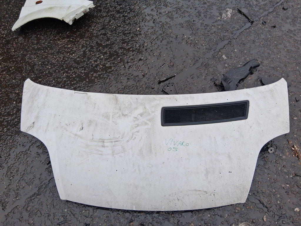 2005 VAUXHALL VIVARO MK1 FRONT BONNET HOOD PANEL WHITE