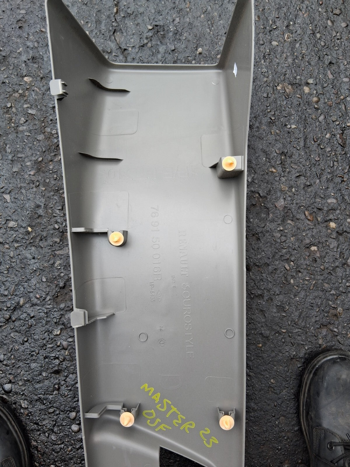 2023 RENAULT MASTER MK3 OSF DRIVER SIDE FRONT B PILLAR TRIM COVER 769150016R