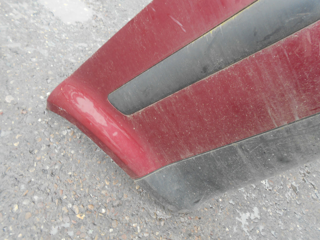 VOLKSWAGEN VW PASSAT SALOON 3B B5 2001 REAR PLASTIC BUMPER BURGUNDY RED