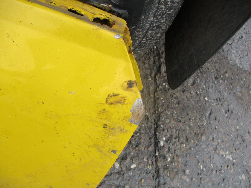 MG MIDGET 1979 OS DRIVER SIDE DOOR SHELL YELLOW DAMAGED