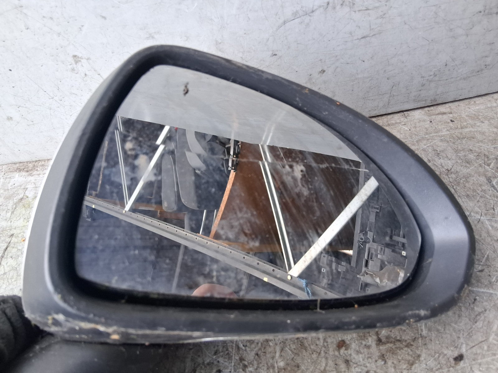 2008 VAUXHALL CORSA D OSF DRVER SIDE FRONT RIGHT WING MIRROR SILVER