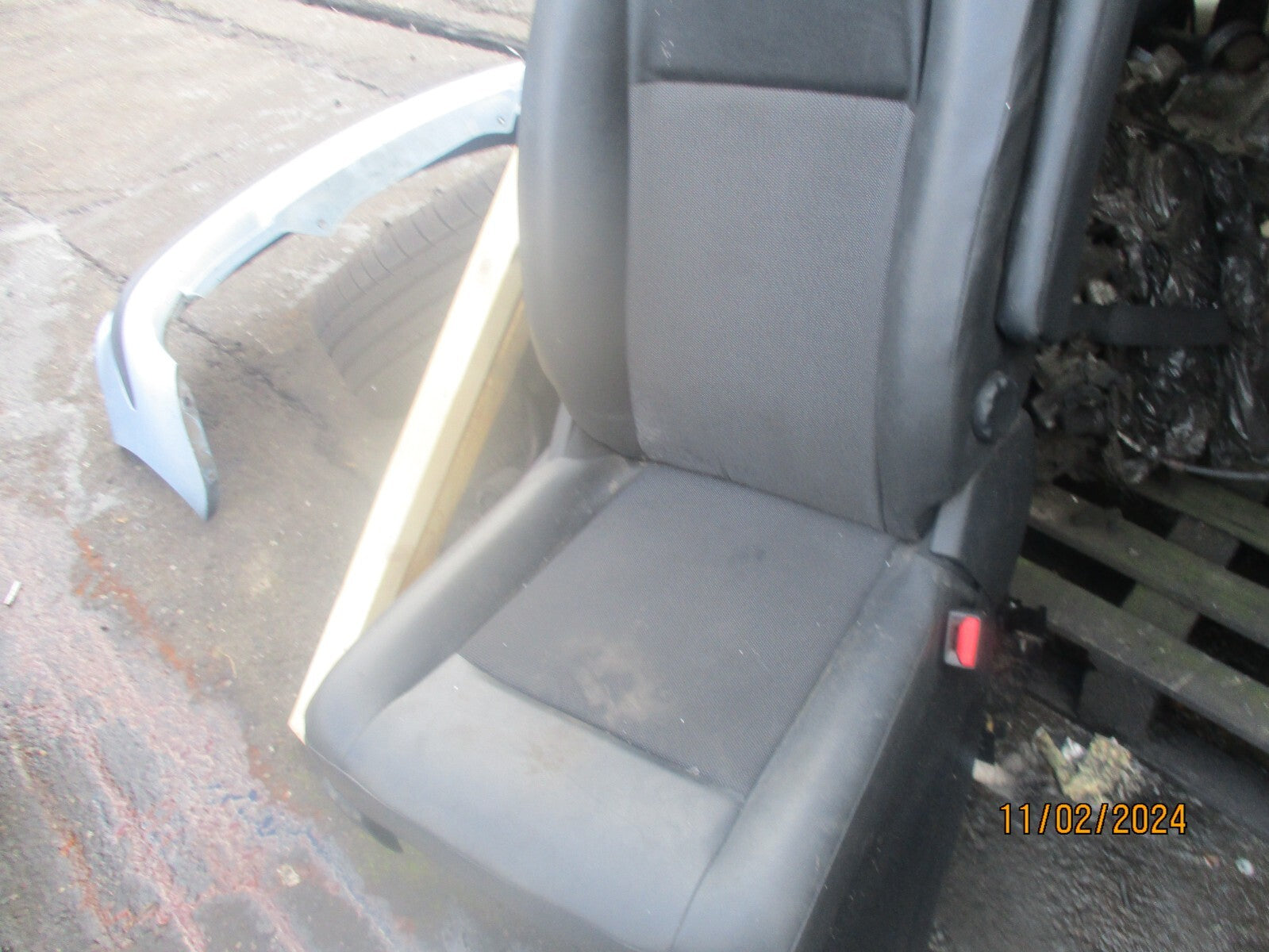 VAUXHALL VIVARO MK3 2021 OSF DRIVER SIDE FRONT COMPLETE SEAT HALF LEATHER