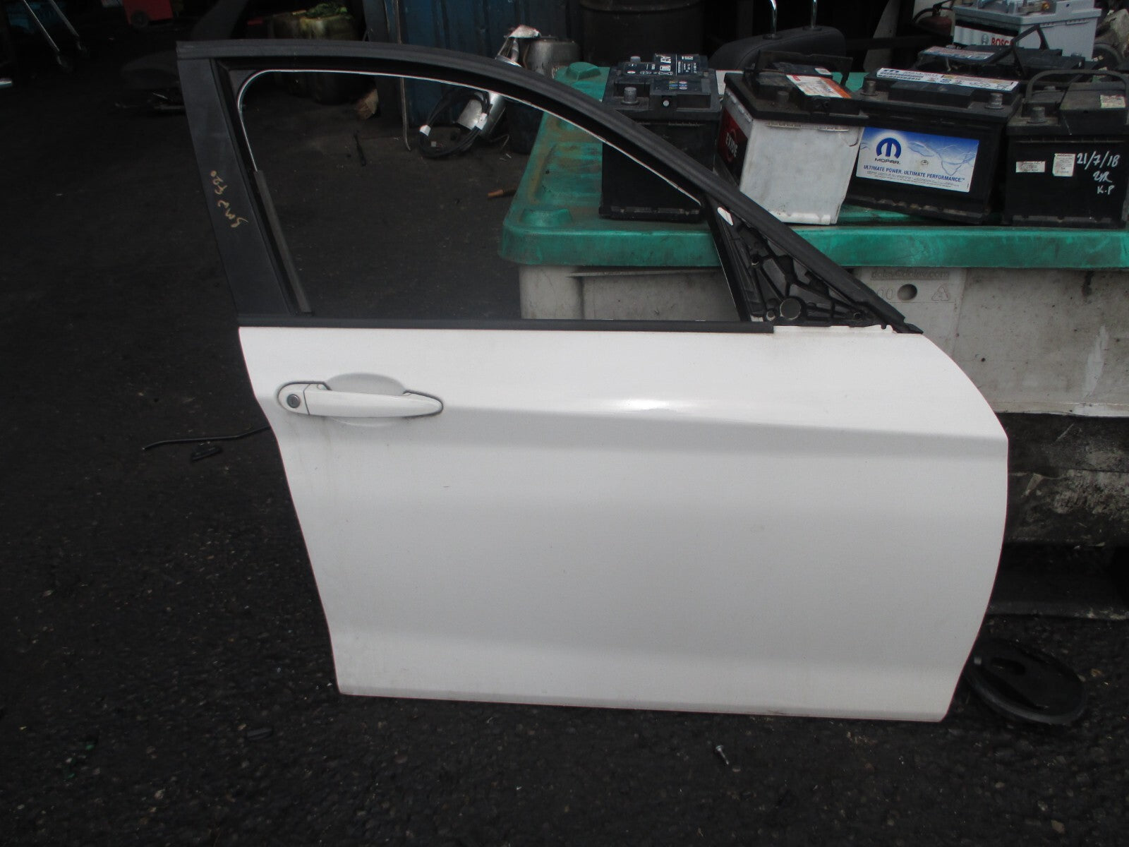 BMW 1 SERIES F20 LCI 2015 DRIVER SIDE FRONT BARE DOOR WHITE 300