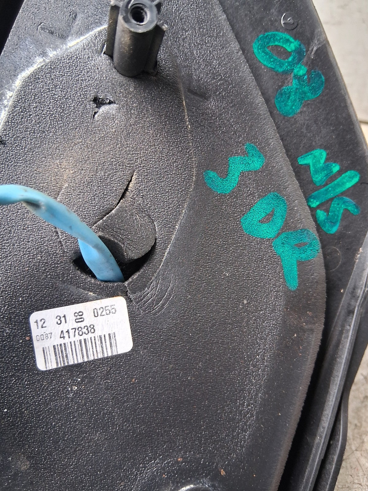 2008 CITROEN C2 3 DOOR NS PASSENGER SIDE WING MIRROR 12363750