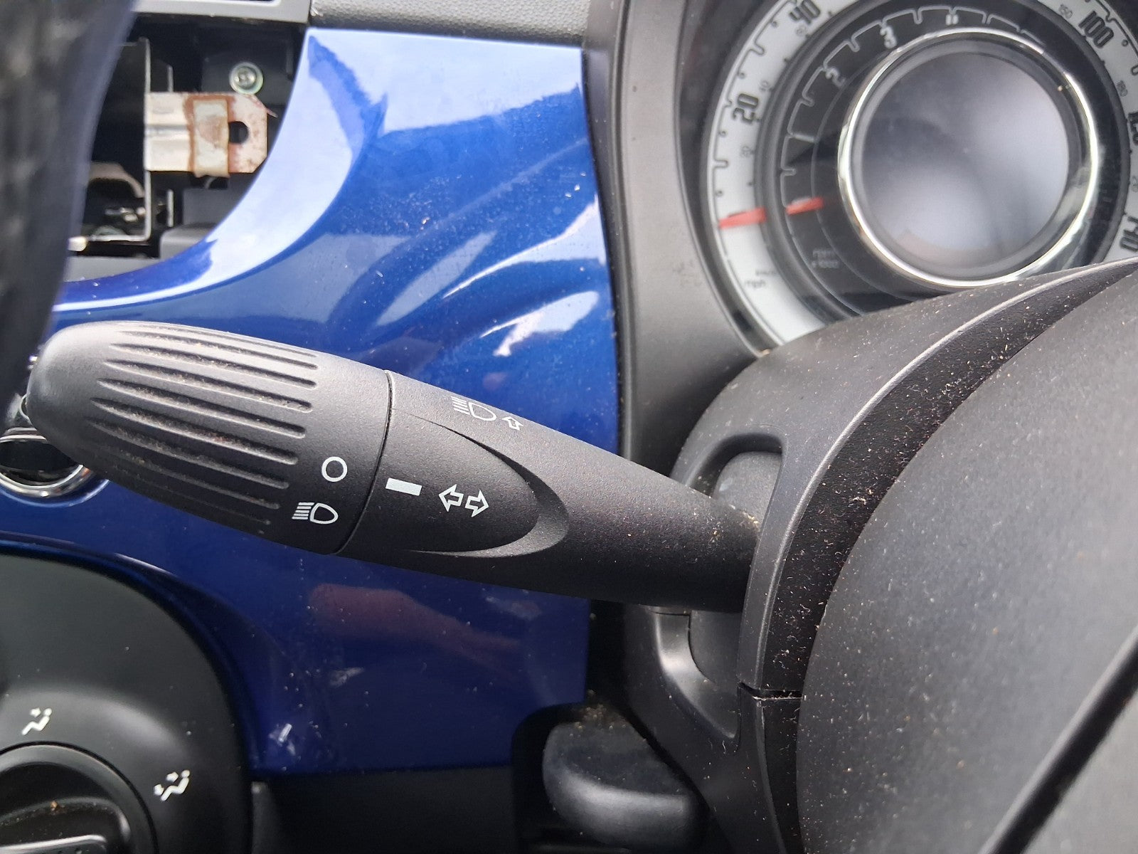 2010 FIAT 500 LOUNGE MK1 INDICATOR WIPER COMBINATION SWITCH STALK SQUIB RING