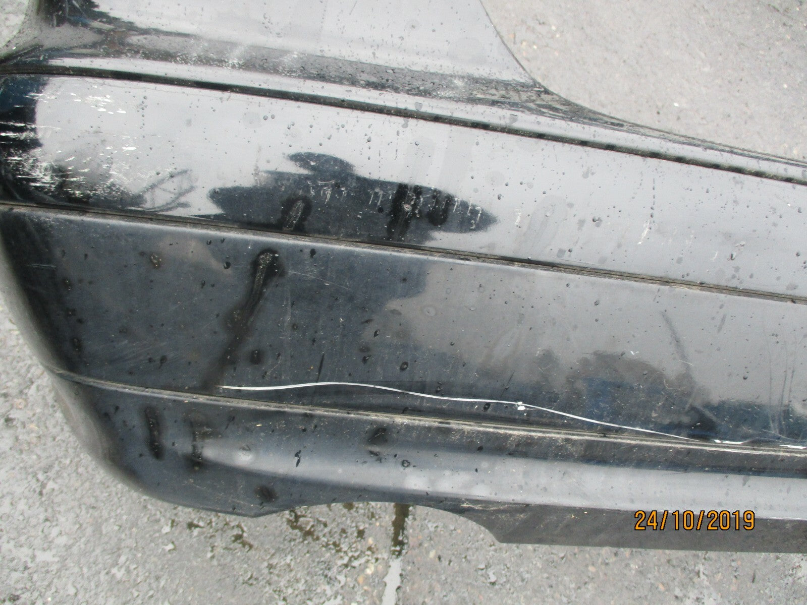 MERCEDES C CLASS W203 COMPLETE REAR BUMPER BLACK