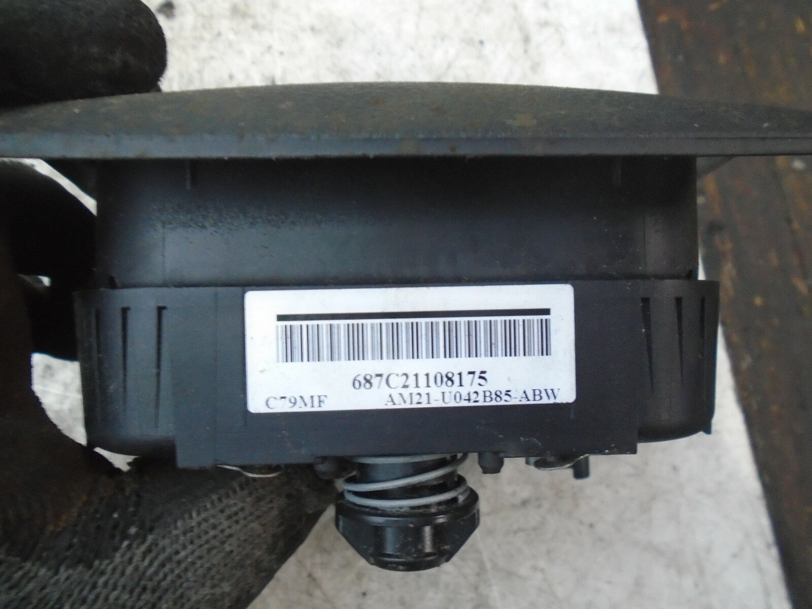 FORD MONDEO MK4 2013 OS DRIVER STEERING WHEEL SAFETY BAG AM21U042B85ABW