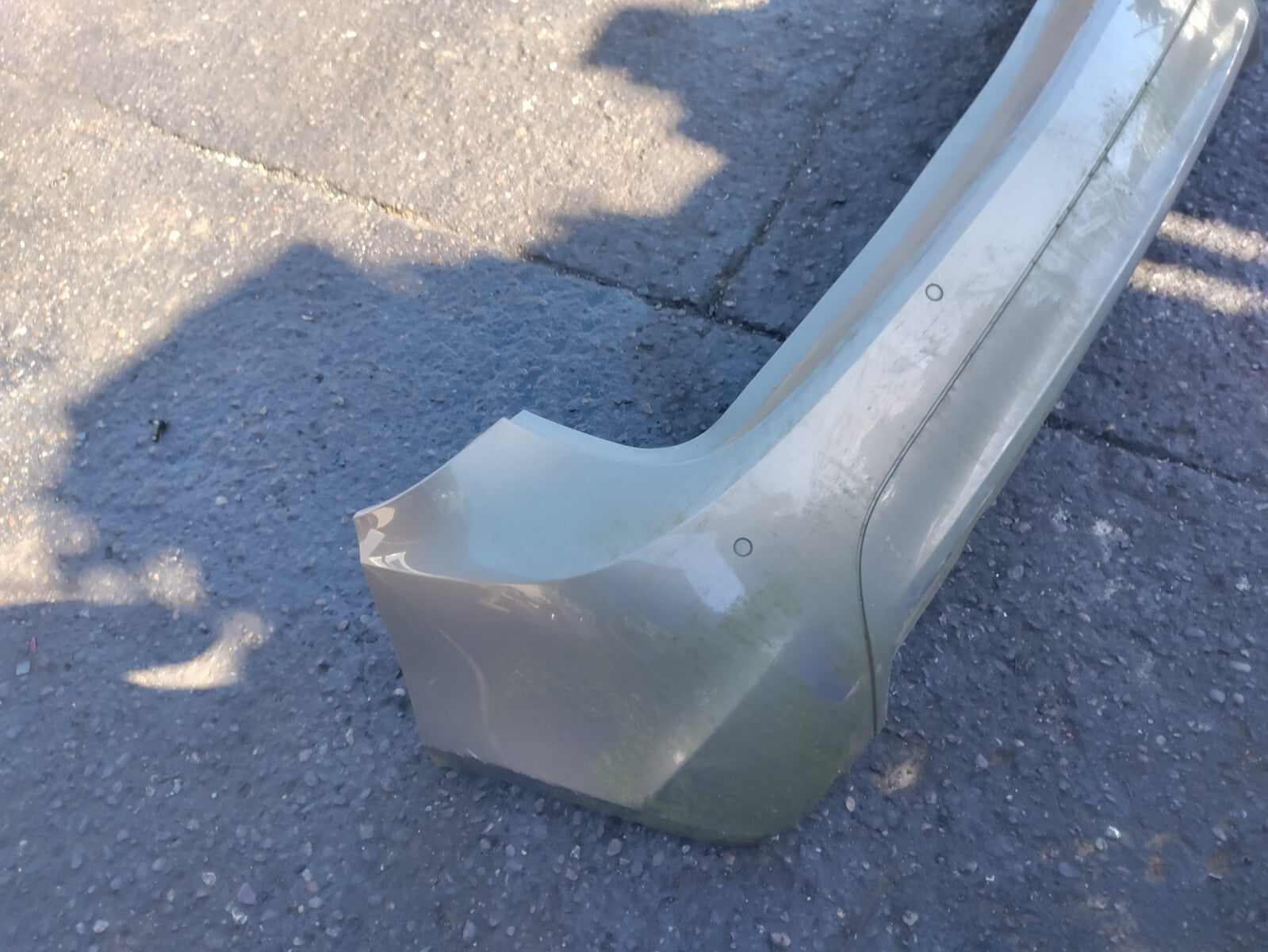 2014 VAUXHALL MERIVA B REAR BUMPER WITH PDC SENSOR BROWN