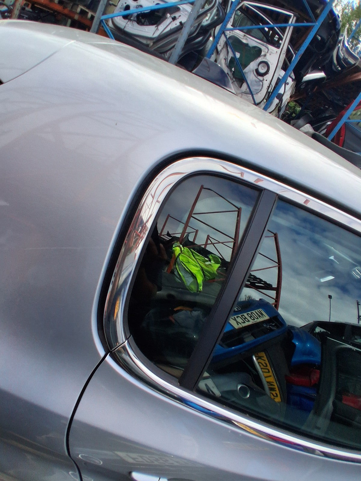 2014 PEUGEOT 308 MK2 HATCH NSR PASSENGER SIDE REAR QUARTER WINDOW GLASS