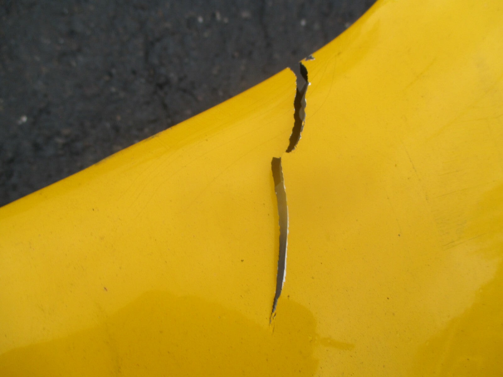 RENAULT TWINGO 2013 MK2 NSF FRONT PASSENGER SIDE QUARTER PANEL YELLOW