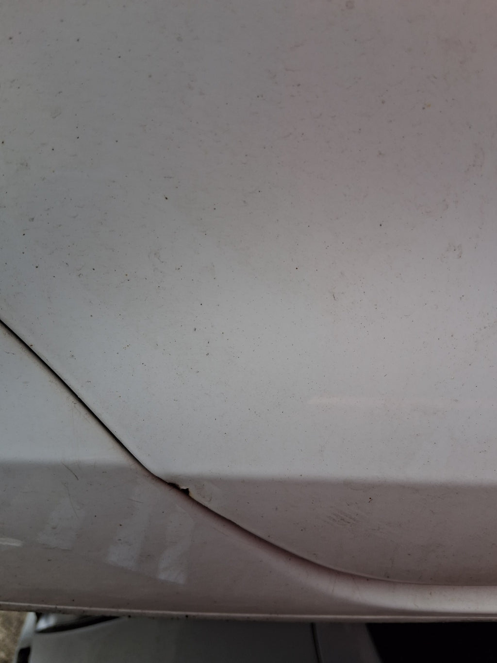 2016 VOLKSWAGEN GOLF MK7 OSR DRIVER SIDE REAR RIGHT BARE DOOR PURE WHITE LC9A