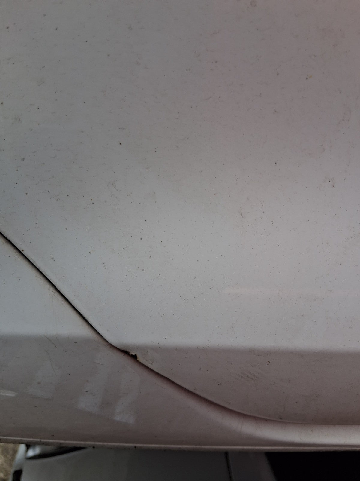 2016 VOLKSWAGEN GOLF MK7 OSR DRIVER SIDE REAR RIGHT BARE DOOR PURE WHITE LC9A