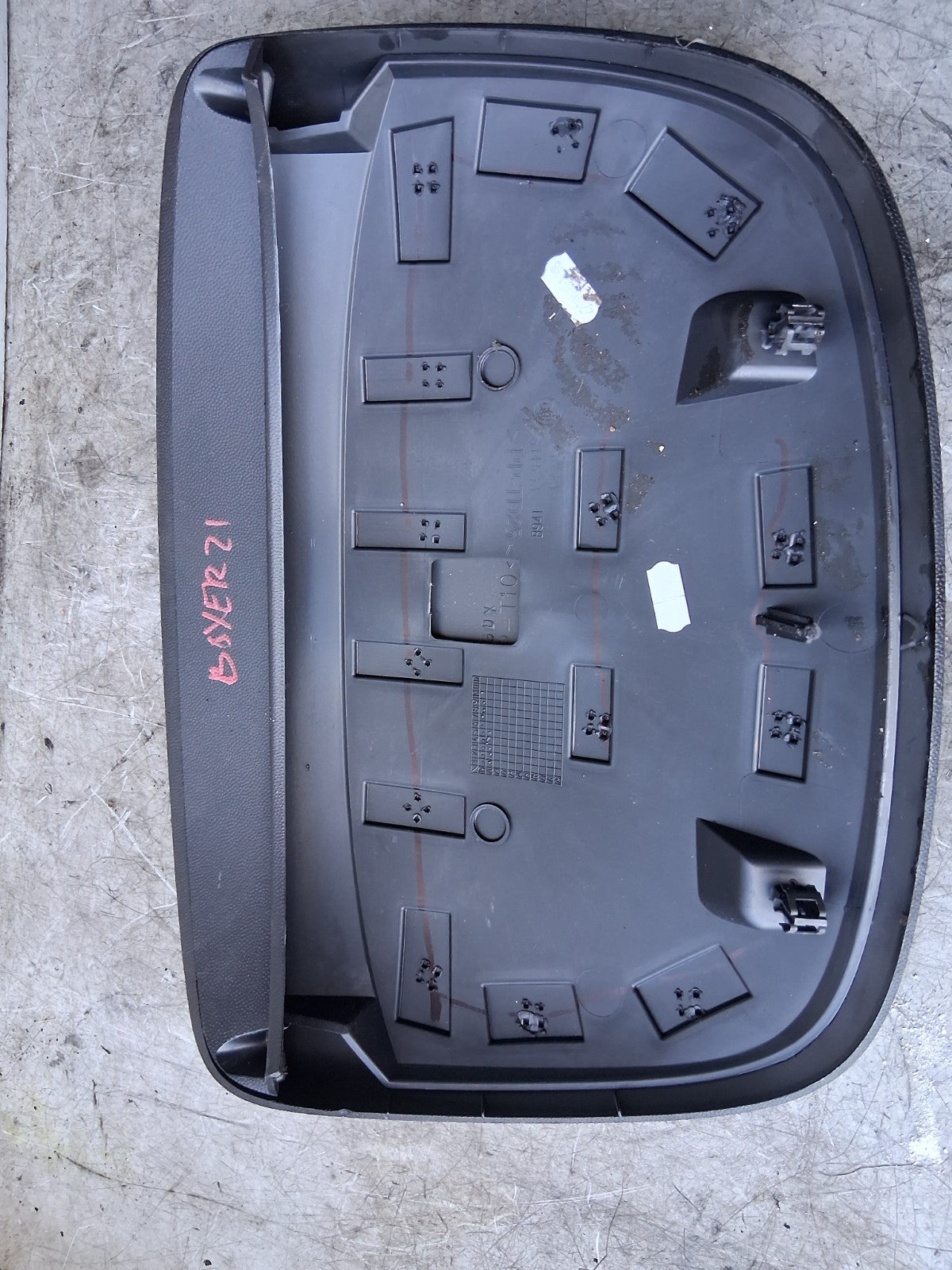 2021 PEUGEOT BOXER MK3 INSTRUMENT CLUSTER SPEEDO TOP TRIM COVER 1308166070