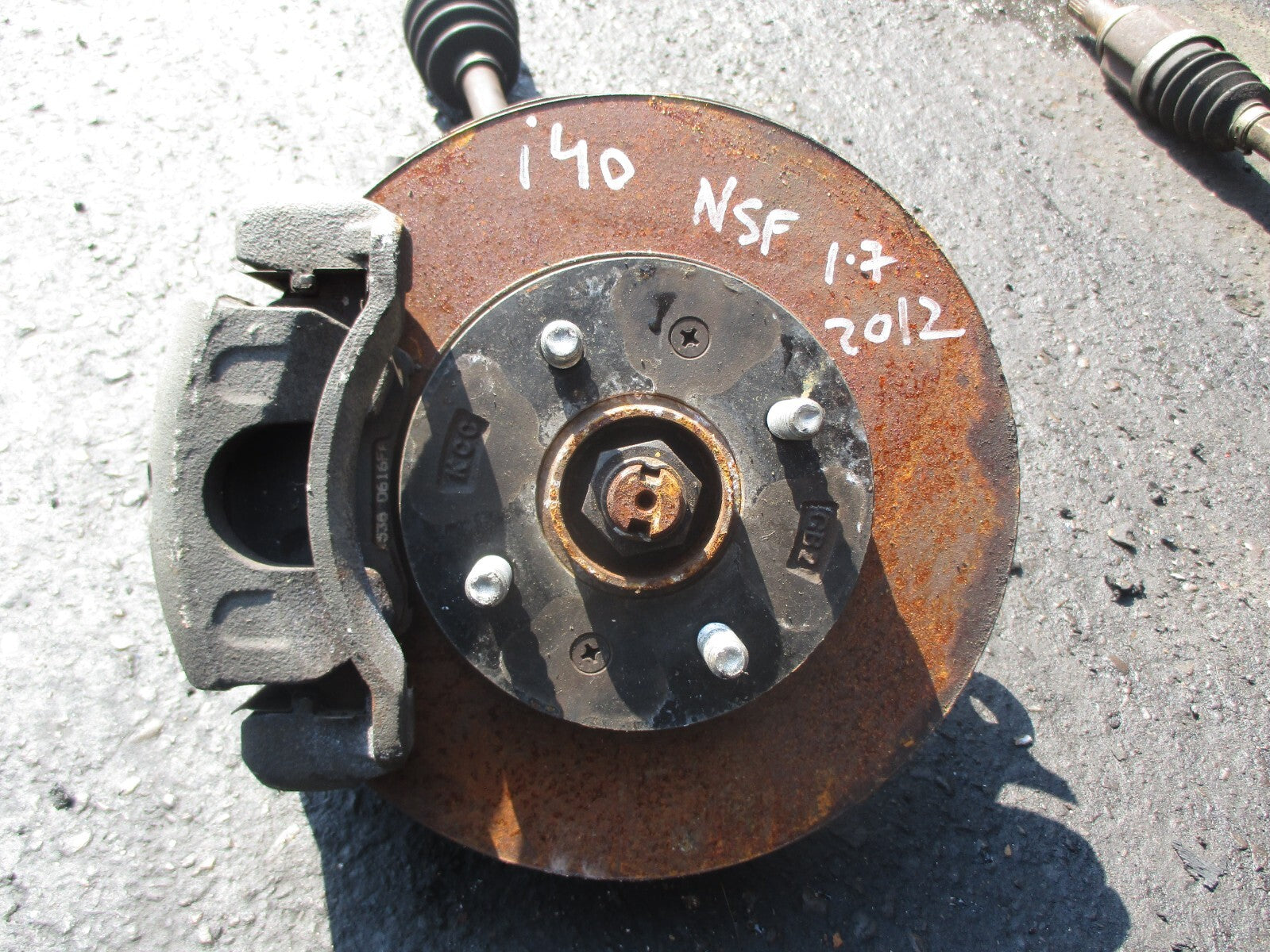 HYUNDAI I40 2012 1.7 CRDI NSF PASSENGER SIDE FRONT WHEEL HUB DRIVESHAFT