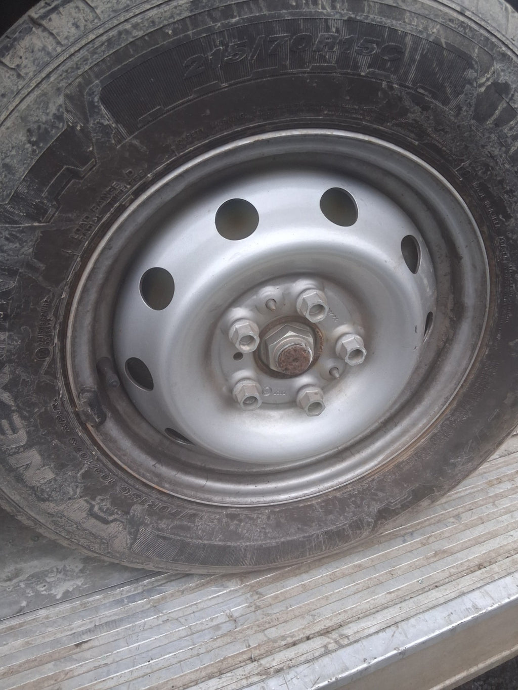 2025 FIAT DUCATO MK3 HIGH ROOF 15 INCH STEEL WHEEL WITH TYRE 215/70R15