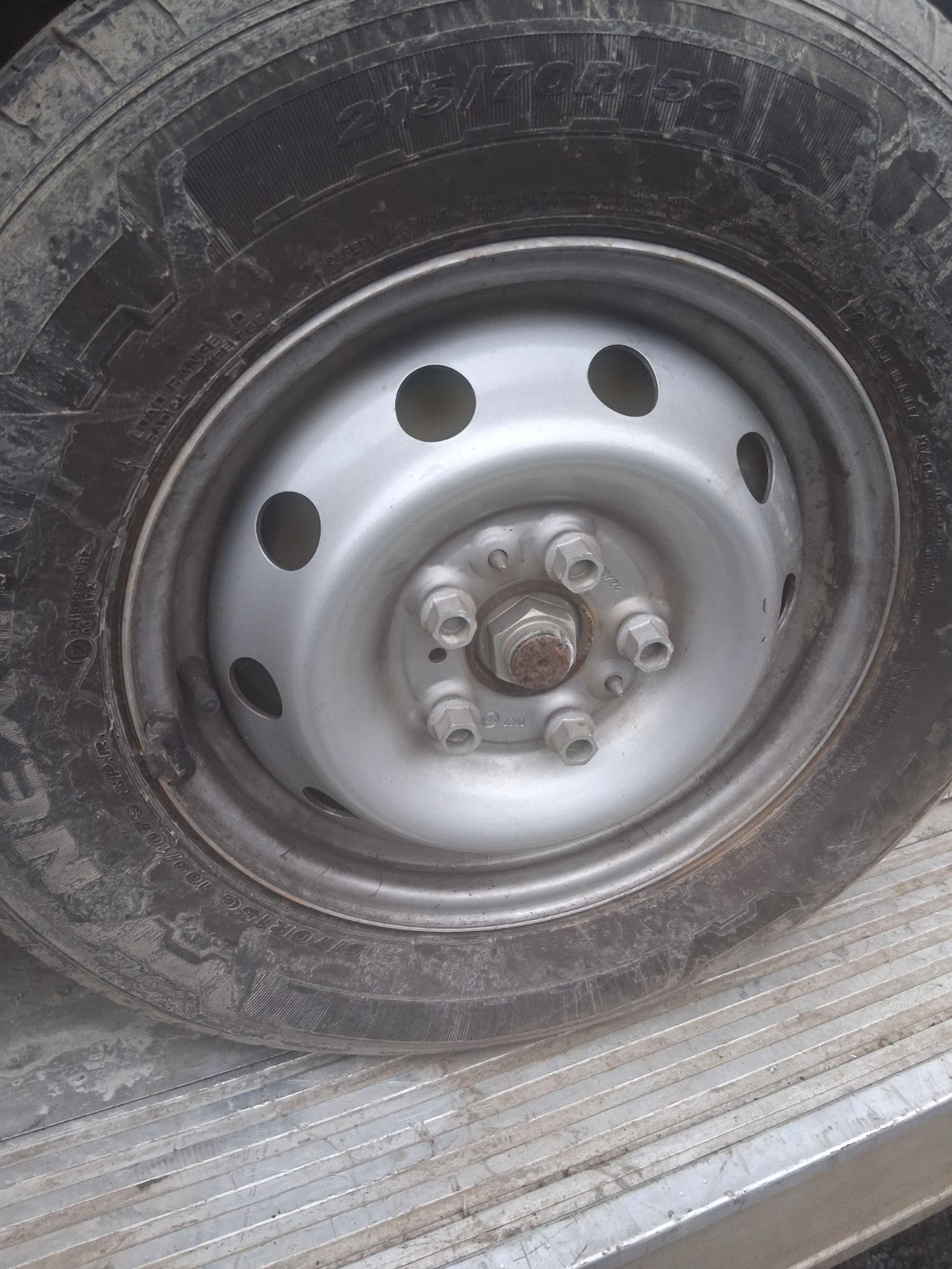 2025 FIAT DUCATO MK3 HIGH ROOF 15 INCH STEEL WHEEL WITH TYRE 215/70R15
