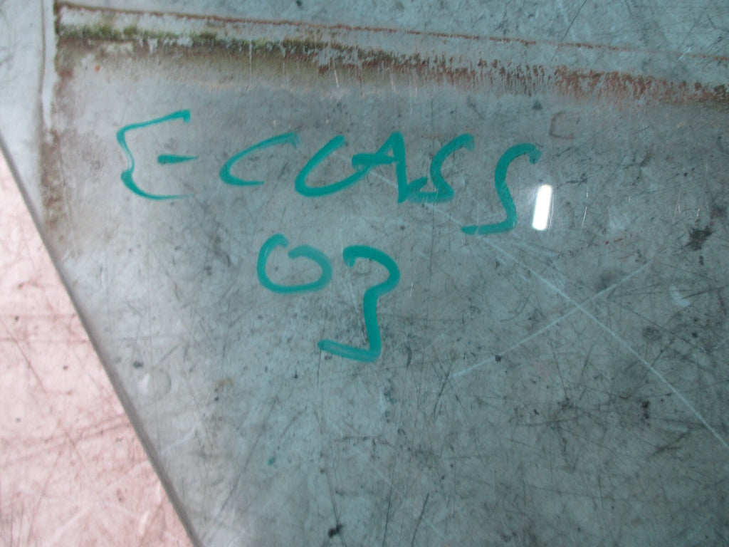 MERCEDES BENZ E CLASS 2003 5 DOOR OSF DRIVER SIDE FRONT DOOR WINDOW GLASS