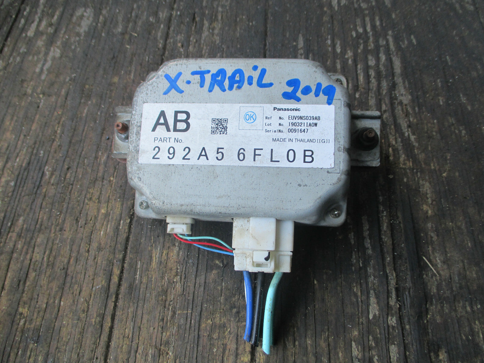 NISSAN X-TRAIL T32 2019 VOLTAGE STABILIZER ECU MODULE UNIT 292A56FL0B