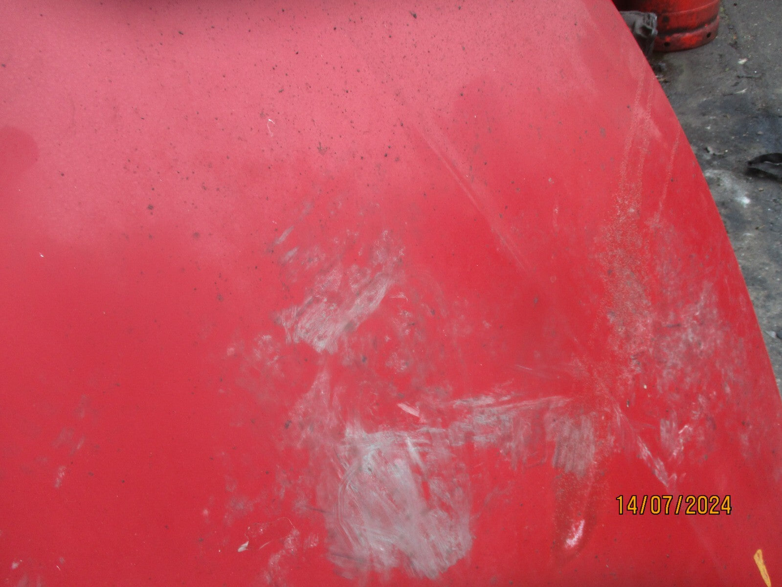 BMW 1 SERIES 2009 E82 FRONT BONNET HOOD RED