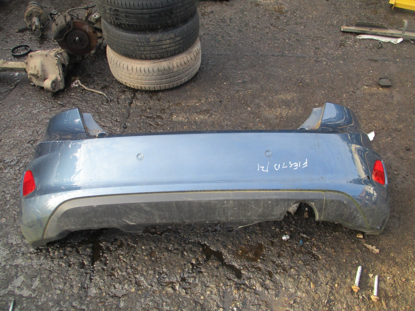 FORD FIESTA MK8 2023 REAR COMPLETE BUMPER PDC SENSOR BLUE