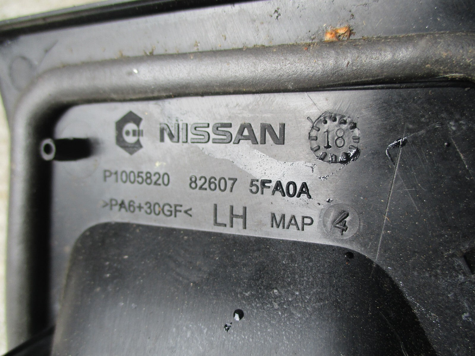NISSAN MICRA K14 2019 NSR PASSENGER SIDE REAR DOOR EXTERIOR HANDLE 826075FA0A