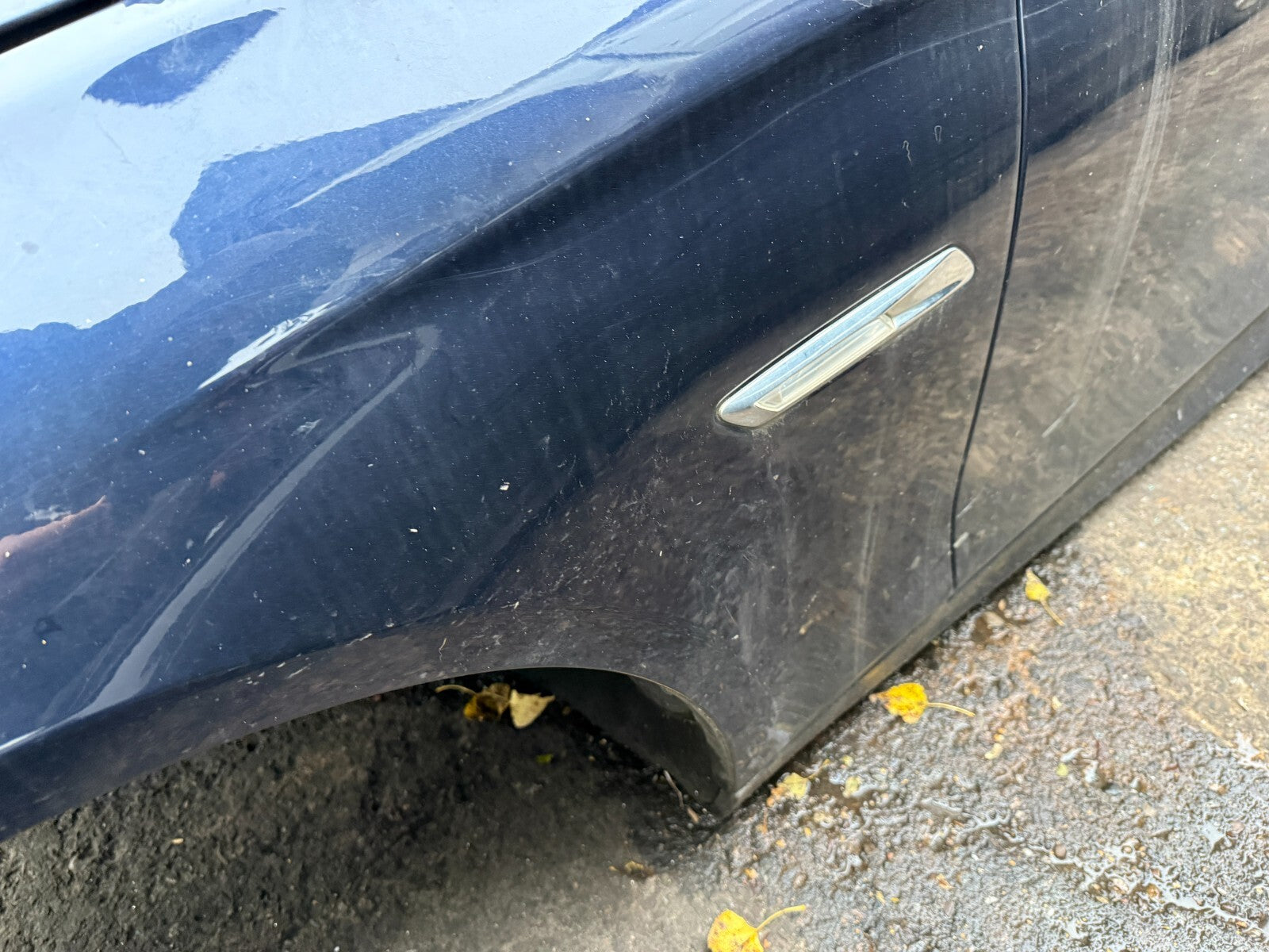 2012 BMW 5 SERIES F10 NSF PASSENGER SIDE FRONT WING PANEL IMPERIAL BLUE A89