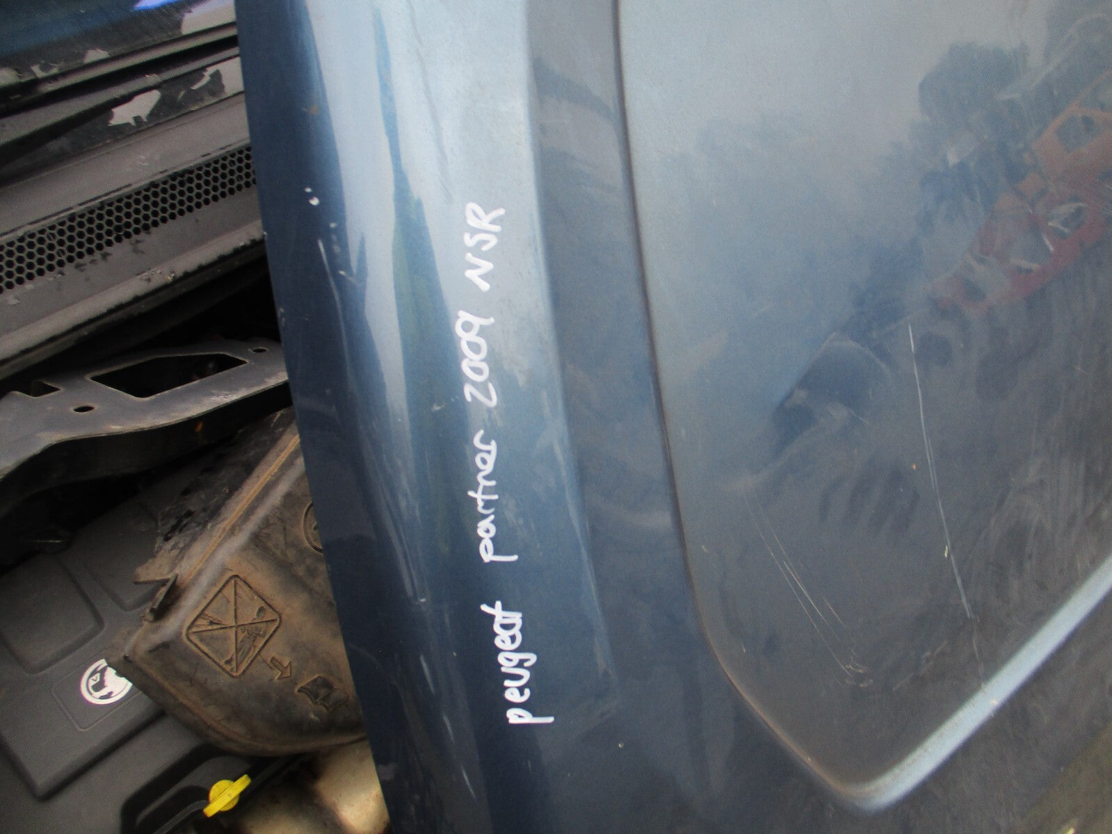 2009 PEUGEOT PARTNER MK2 NSR PASSENGER SIDE REAR COMPLETE DOOR BLUE