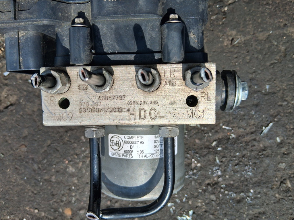 2024 FIAT DUCATO MK3FACELIFT 2.2 DIESEL ABS PUMP CONTROL MODULE 0265297346