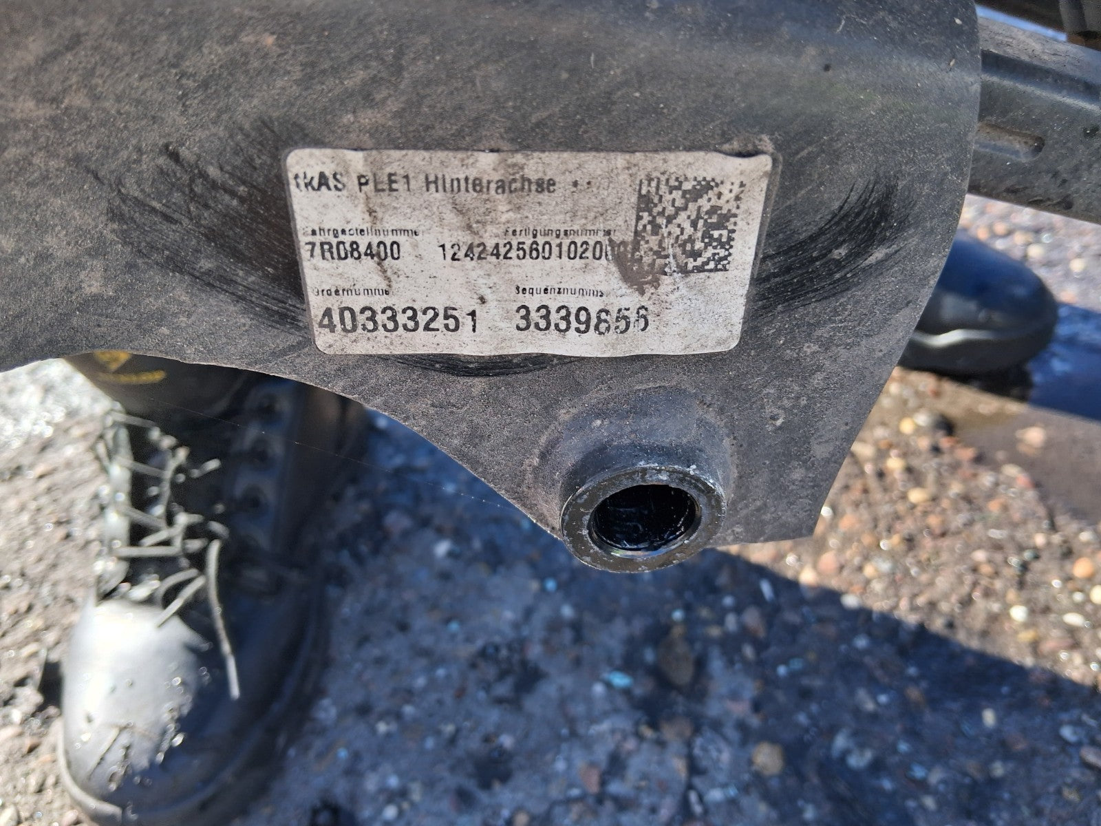 2024 BMW 2 SERIES F44 COUPE 1.5 PETROL REAR AXLE DISC TYPE NO CALIPERS