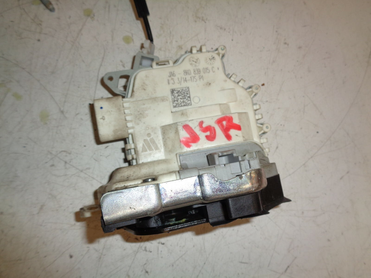 AUDI A4 B8 2014 NSR PASSENGER SIDE REAR DOOR LOCK MECHANISM 8K0839015C