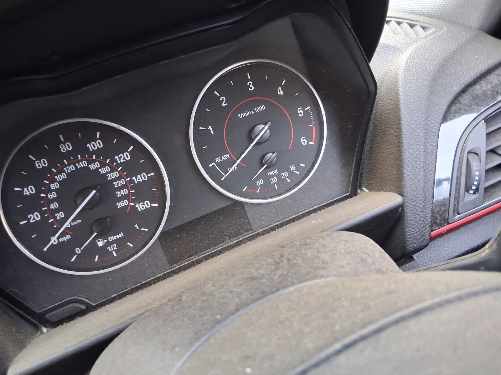 2015 BMW 1 SERIES F20 LCI 1.5 DIESEL SPEEDO SPEEDOMETER INSTRUMENT CLUSTER