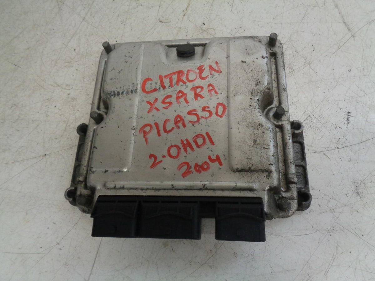 CITROEN XSARA PICASSO 2004 2.0 HDI ECU ENGINE CONTROL MODULE UNIT 9651593480
